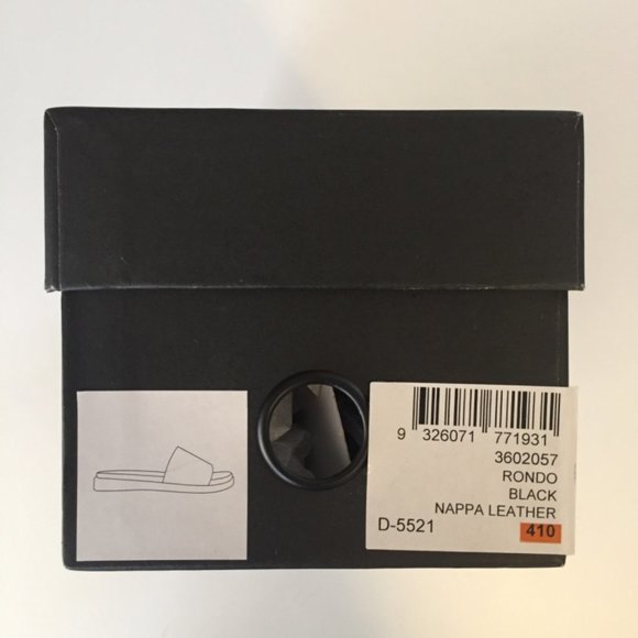 Wittner, Rondo Slides, Black Leather, size 41, new - Picture 4 of 5